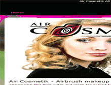 Tablet Screenshot of aircosmetik.com